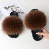 Women's Summer Fluffy Slides