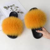 Women's Summer Fluffy Slides