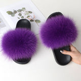 Women's Summer Fluffy Slides