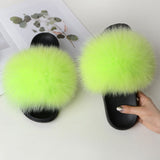 Women's Summer Fluffy Slides