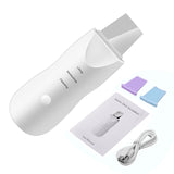 Ultrasonic Vibration Face Pore Clean Skin Scrubber Beauty Device